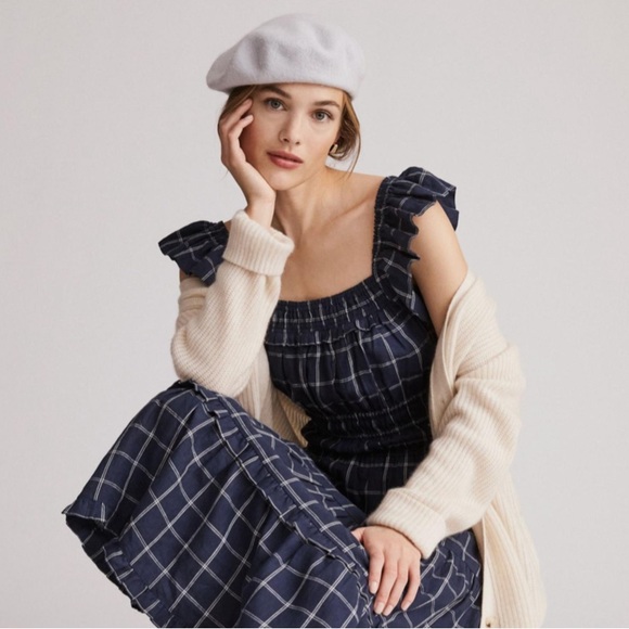 NWT - Anthropologie Classic Wool Blend Beret - Picture 4 of 5